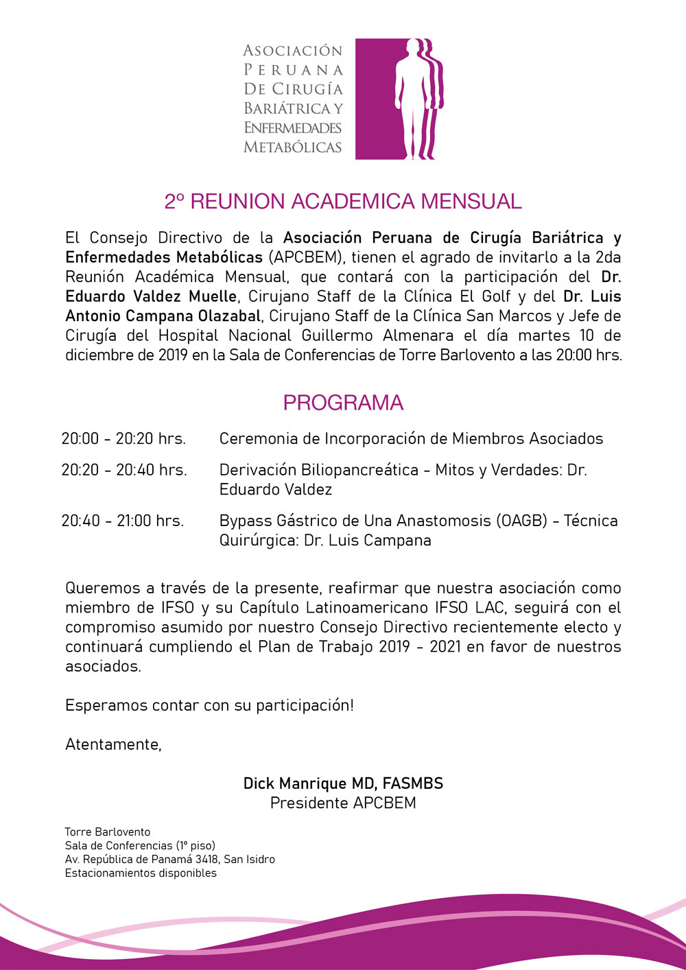 2da Reunión Académica Mensual